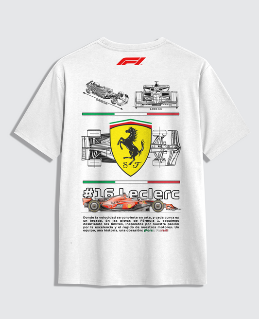 Camiseta Poster Ferrari F1
